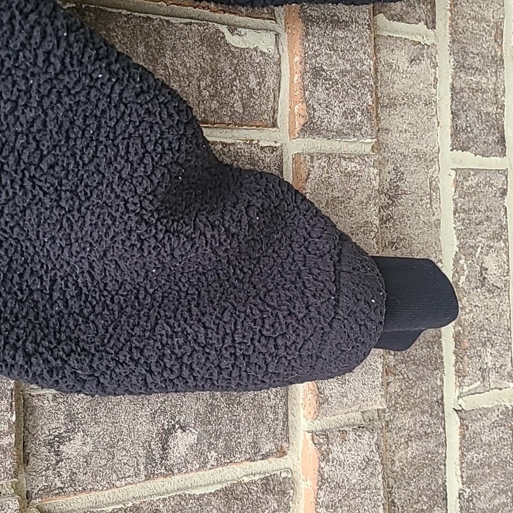 Torrid Active Black Sherpa Jacket Size 3 - image 5